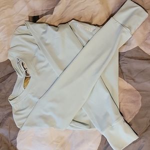 Mint Green Gymshark Pause Crop